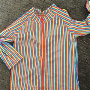 New Kortni Jeane Rashgaurd 2T 3T Primary Stripe